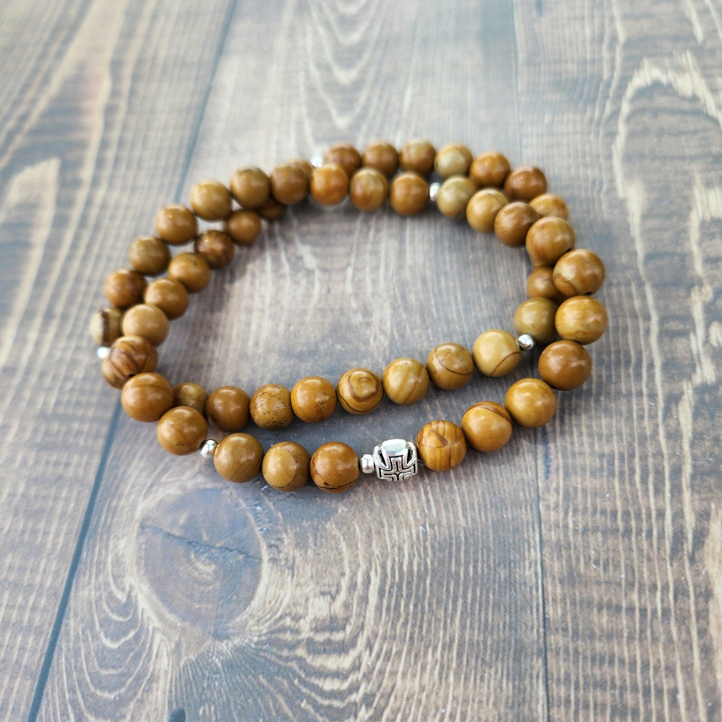 Men's Double-Wrap Rosary Bracelets