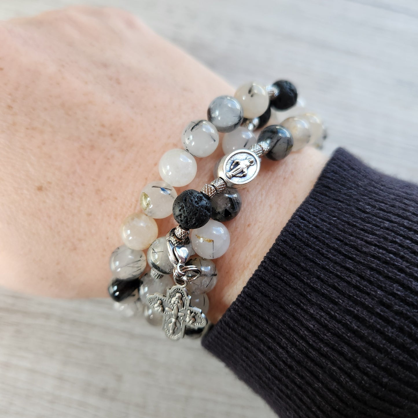 Triple Wrap Rosary Bracelets