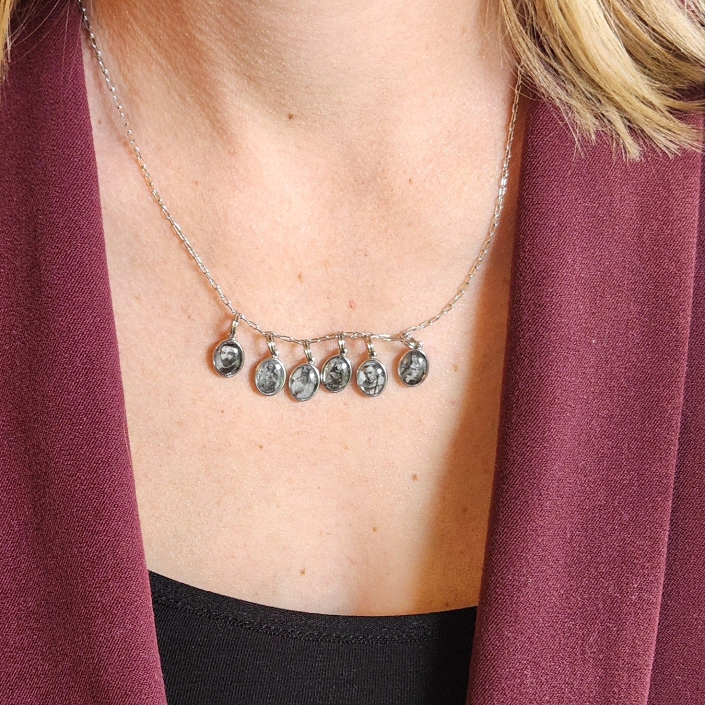 Catholic Silver Mother's Necklace