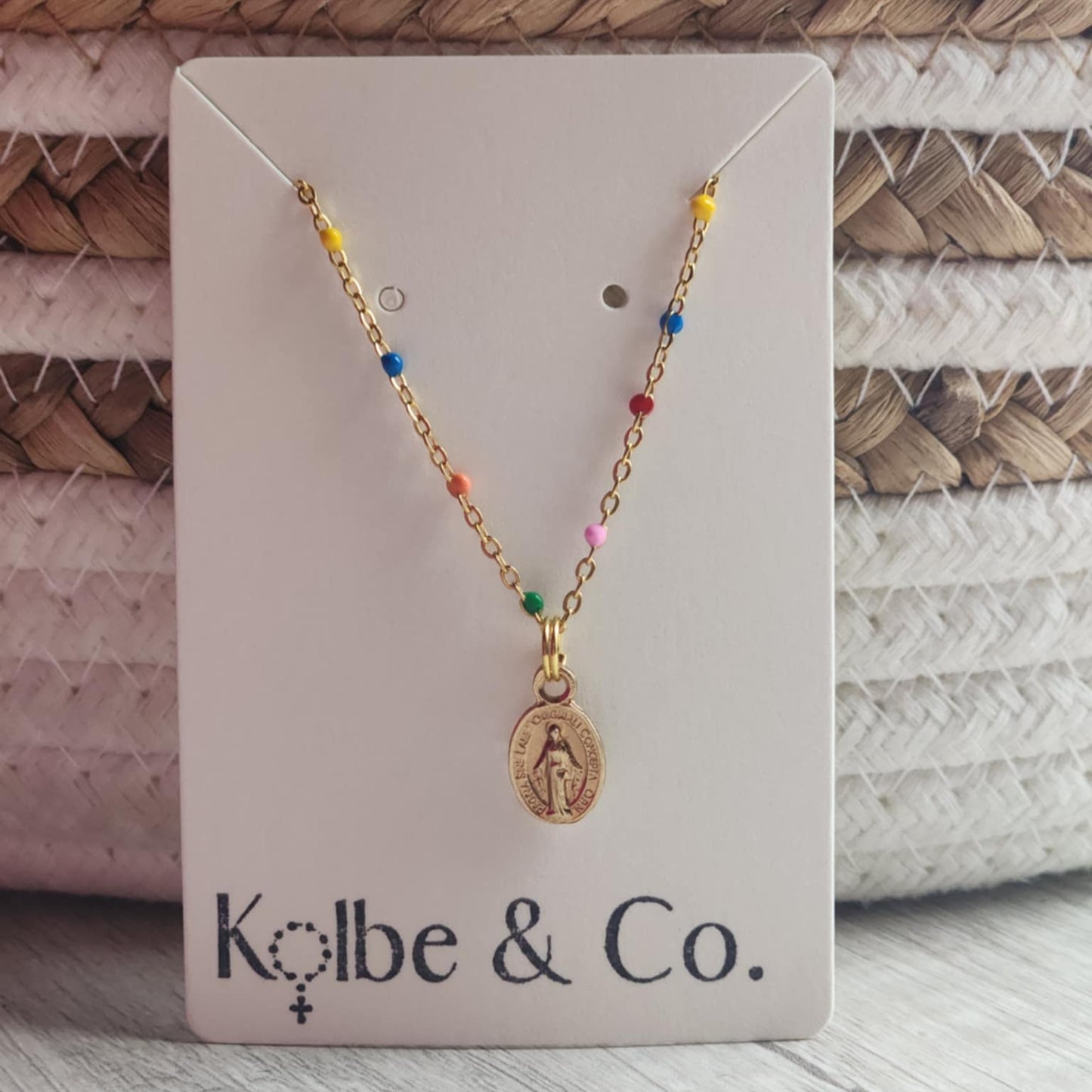 Girl's Catholic Necklace (Golden)