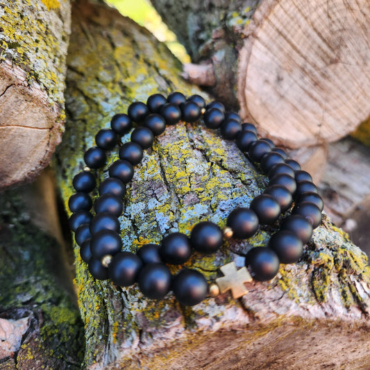 Men's Double-Wrap Rosary Bracelets