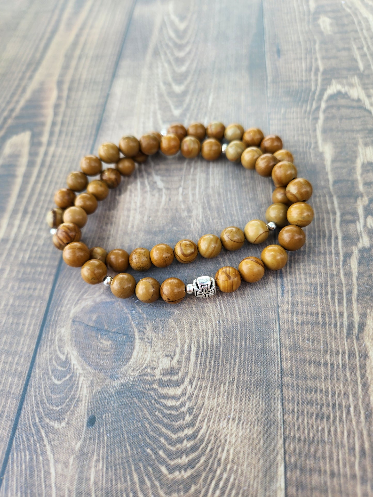 Men's Double-Wrap Rosary Bracelets