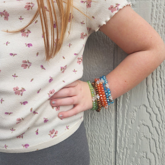 Girl's Tiny Double-Wrap Rosary
