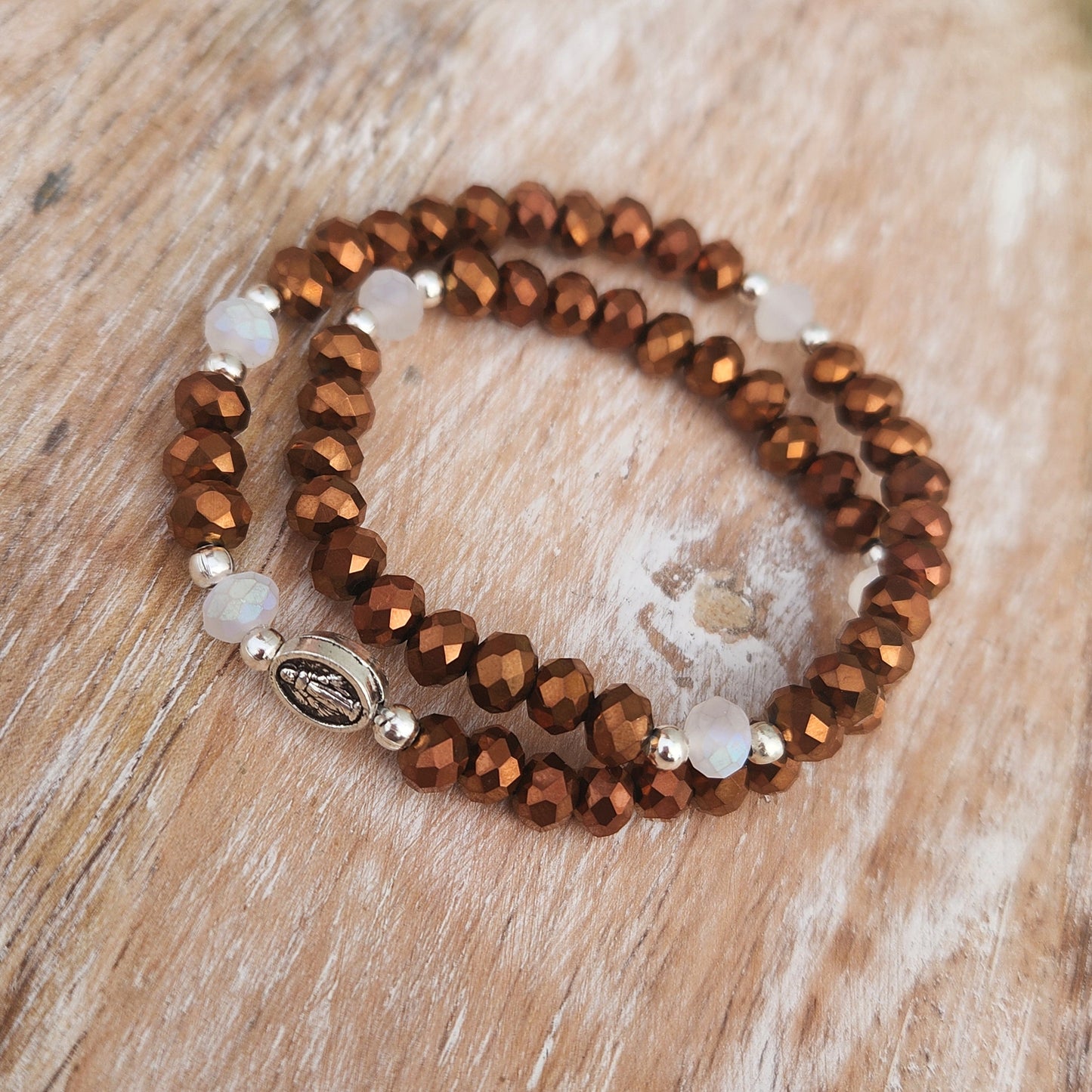 Girl's Tiny Double-Wrap Rosary