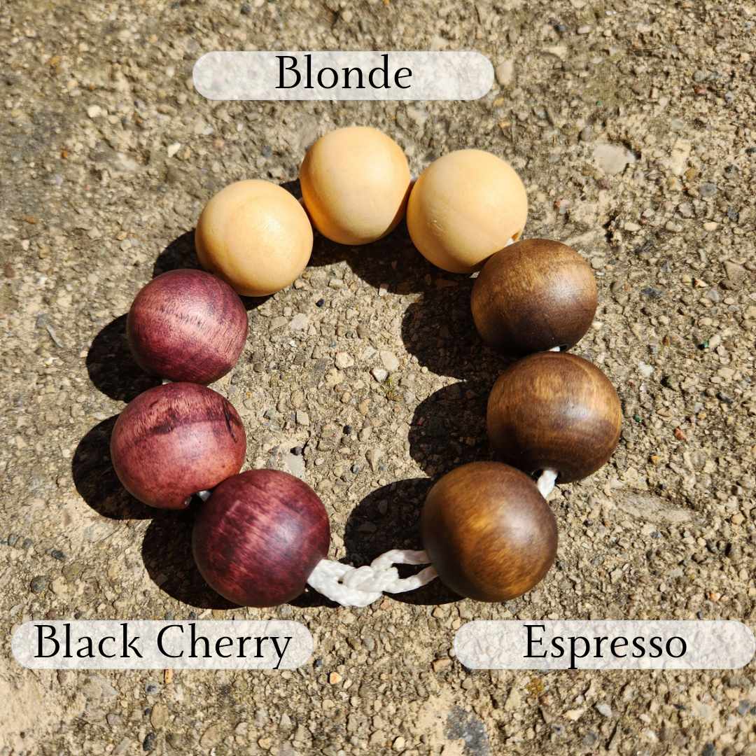 Wall Rosary -- Cherry Beads