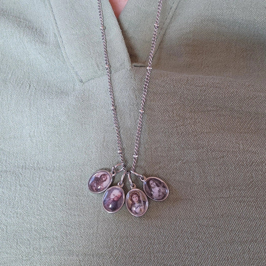 Catholic Silver Mother's Necklace