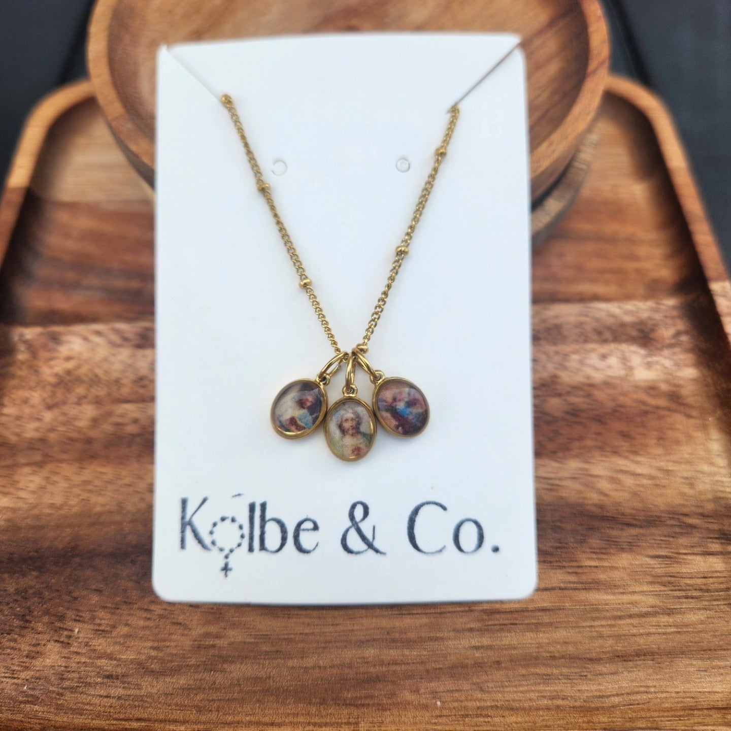 Catholic Gold Mother's Necklace