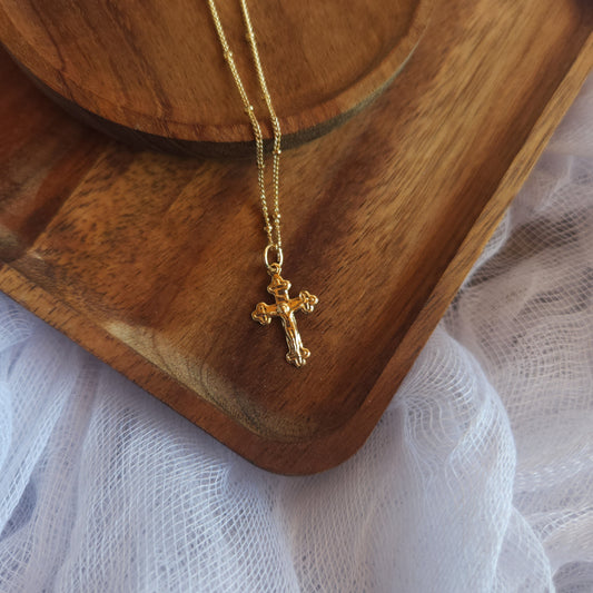 Gold Filled Crucifix Necklace