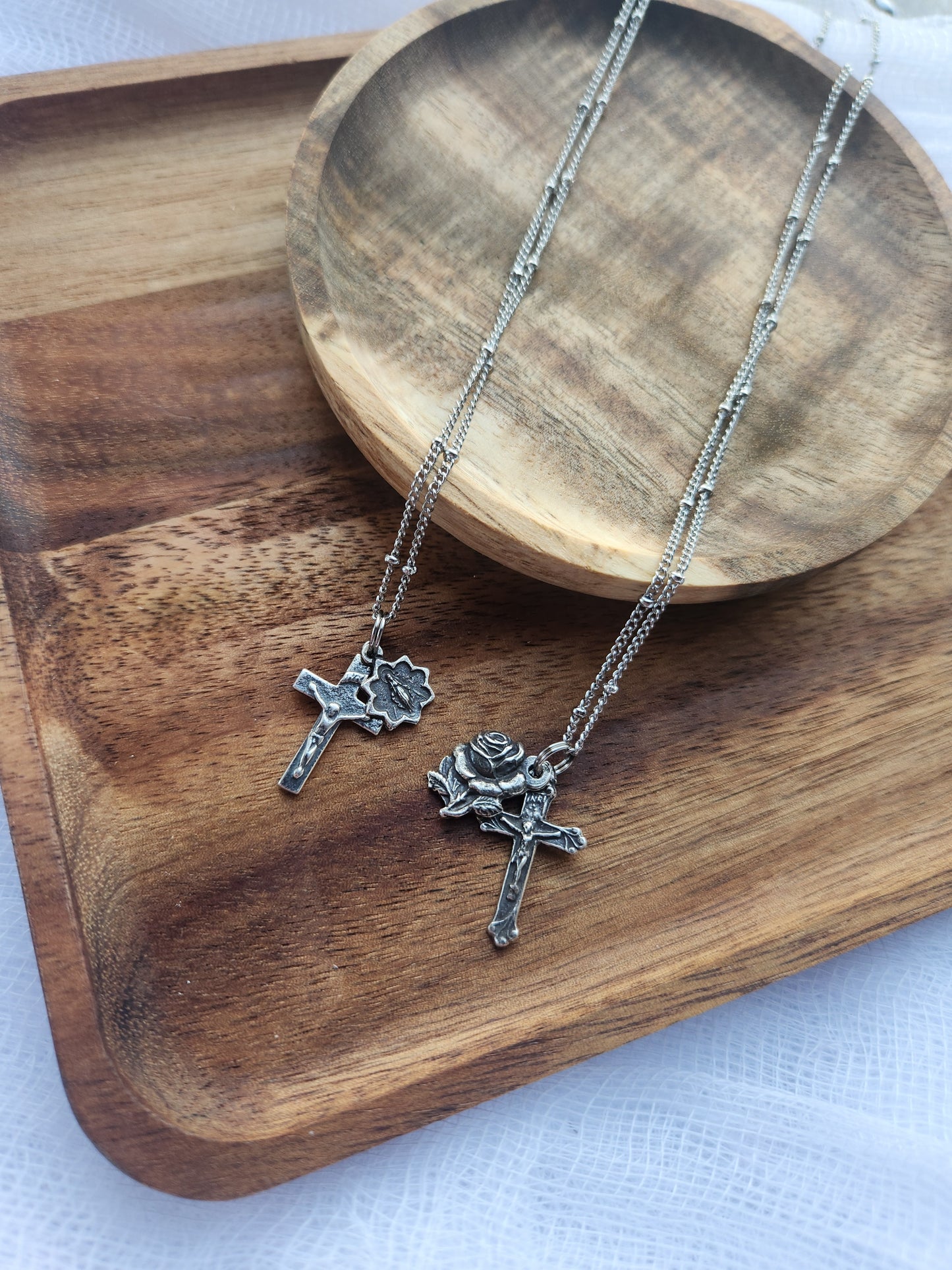 Sterling Silver Catholic Necklaces